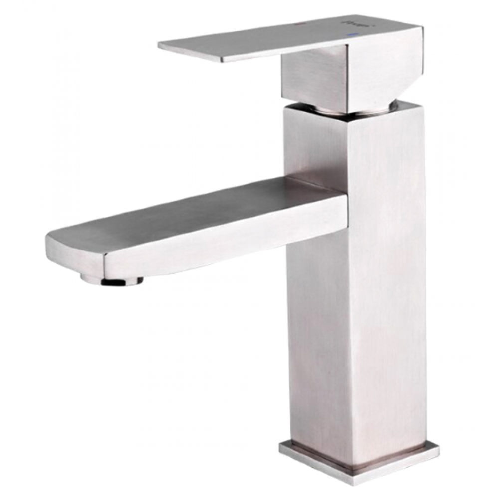 Смеситель для раковины нерж сталь сатин Ф35мм Frap F10802