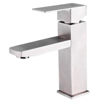 Смеситель для раковины нерж сталь сатин Ф35мм Frap F10802