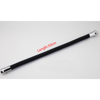 Излив для смесителя гибкий черный 55см Frap F7250