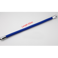 Излив для смесителя гибкий синий 55см Frap F7253