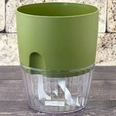 Кашпо Аквадуэт 1,5л папоротник с поддоном 5PL0774