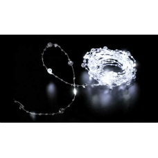 Гирлянда для дома Кристаллы 16,0м 180LED IP-40 8 реж. Тёплый белый 125-072 