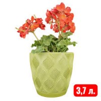 Кашпо Мираж 3,7л серый 5PL0795