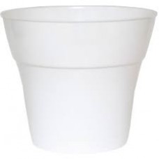 Кашпо Тоскана 2,25л белый с поддоном 5PL0404