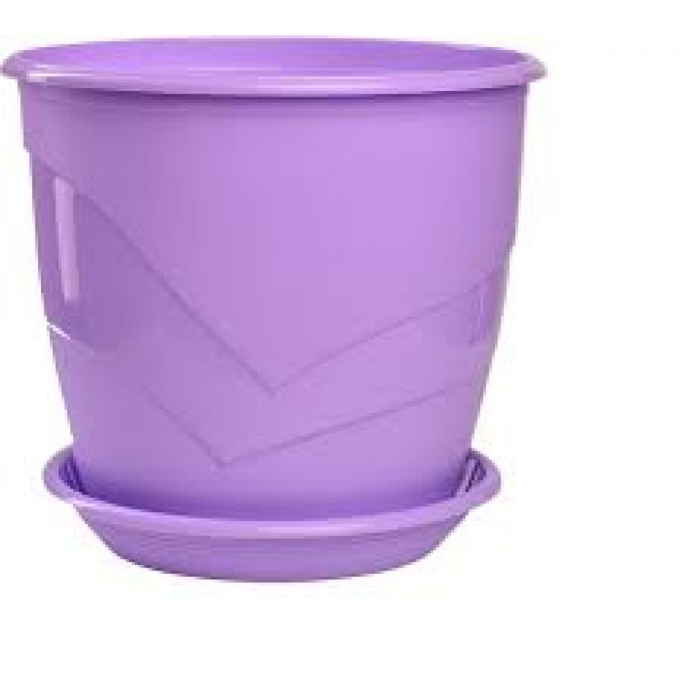 Кашпо Венеция 2,0л лаванда с поддоном 5PL0371