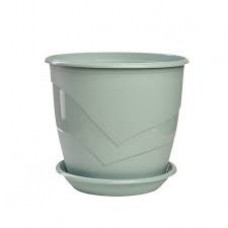 Кашпо Венеция 0,75л мята с поддоном 5PL0377