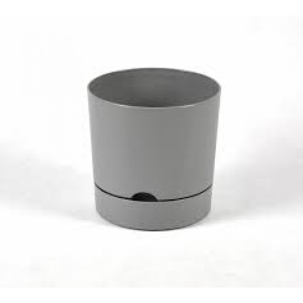 Кашпо Гранд 5,2л серый муссон с поддоном 5PL0641