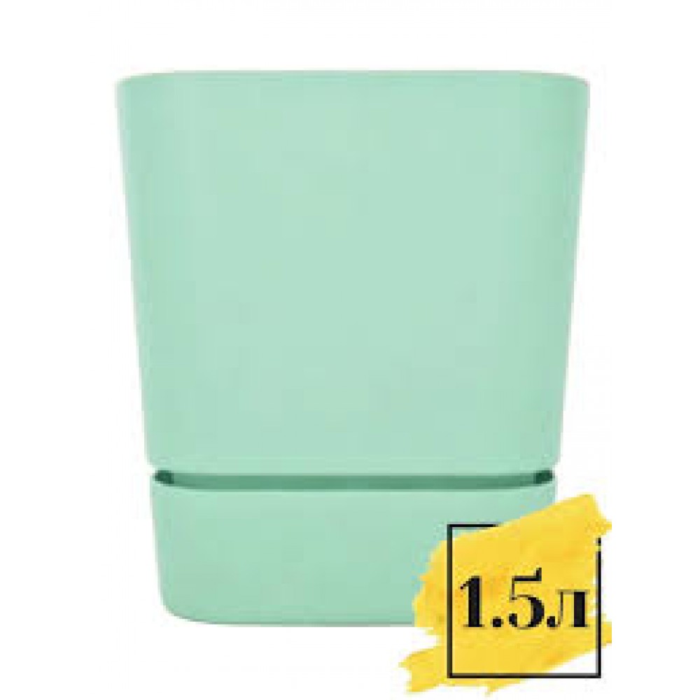 Кашпо Квадрат Гранд 2,7л мята 5PL0782 Кашпо Квадрат Гранд 2,7л мята 5PL0782