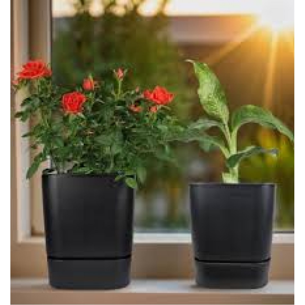 Кашпо Квадрат Гранд 2,7л черный 5PL0785 Кашпо Квадрат Гранд 2,7л черный 5PL0785