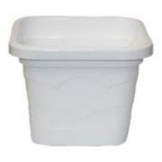 Кашпо Квадрат Валенсия 2,9л белый 5PL0512