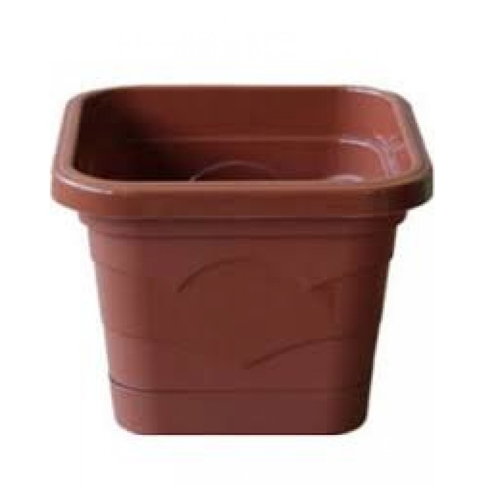 Кашпо Квадрат Валенсия 2,9л терракот 5PL0513