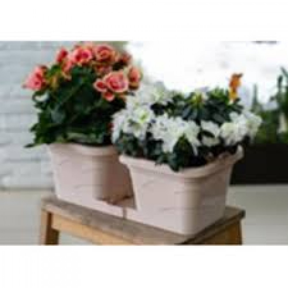 Кашпо Квадрат Валенсия 2,9л пудра 5PL0514