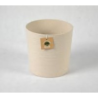 Кашпо Цилиндр Эко 5,2л слоновая кость со вставкой 5PL0535