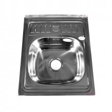 Мойка 50*50 врезная ГРАФИТ ДЕКОР глубина 200мм+сифон с переливом +корзина 50503DG Мойка 50*50 врезная ГРАФИТ ДЕКОР глубина 200мм+сифон с переливом +корзина 50503DG