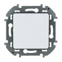 Выключатель 1кл. лестничный скрытой установки без рамки белый INSPIRIA 673650