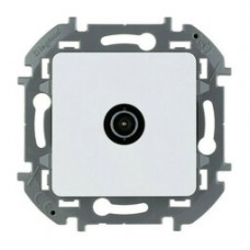 Розетка 1-я TV "звезда"скрытой установки без рамки белый INSPIRIA 673850