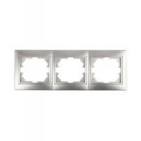 Рамка 3-я алюминий PLANO 1-503-03 