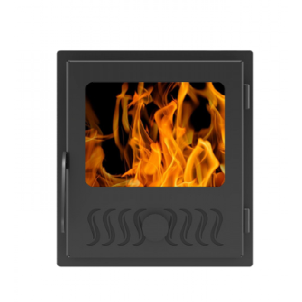 Дверка печная ASTON (С) Антрацит 250х280