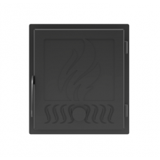 Дверка печная ASTON Антрацит 250х280