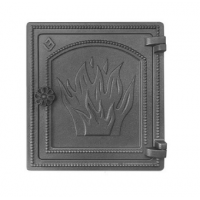 Дверка печная ВЕЗУВИЙ ДТ-4 (Антрацит) 280х250