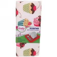 Коврик для сушки посуды Вкусняшки 30*38см 335-255