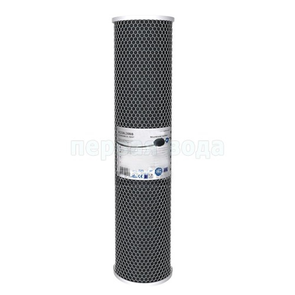 Картридж с спеченным углем  SLIM 10" УГП-10-КОКОС