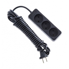 Удлинитель 3гн 5м с/з черн