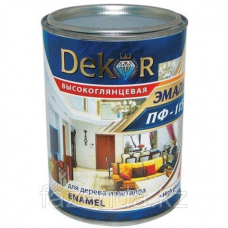 Эмаль ПФ-115 Серая-светло Dekor 0,8 кг