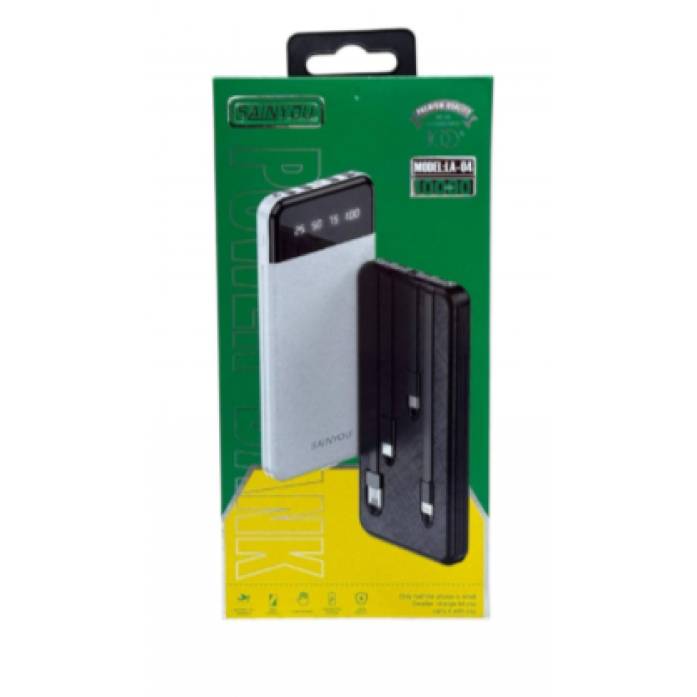 Повербанк SAINYOU LA04 Power Bank 10000mah