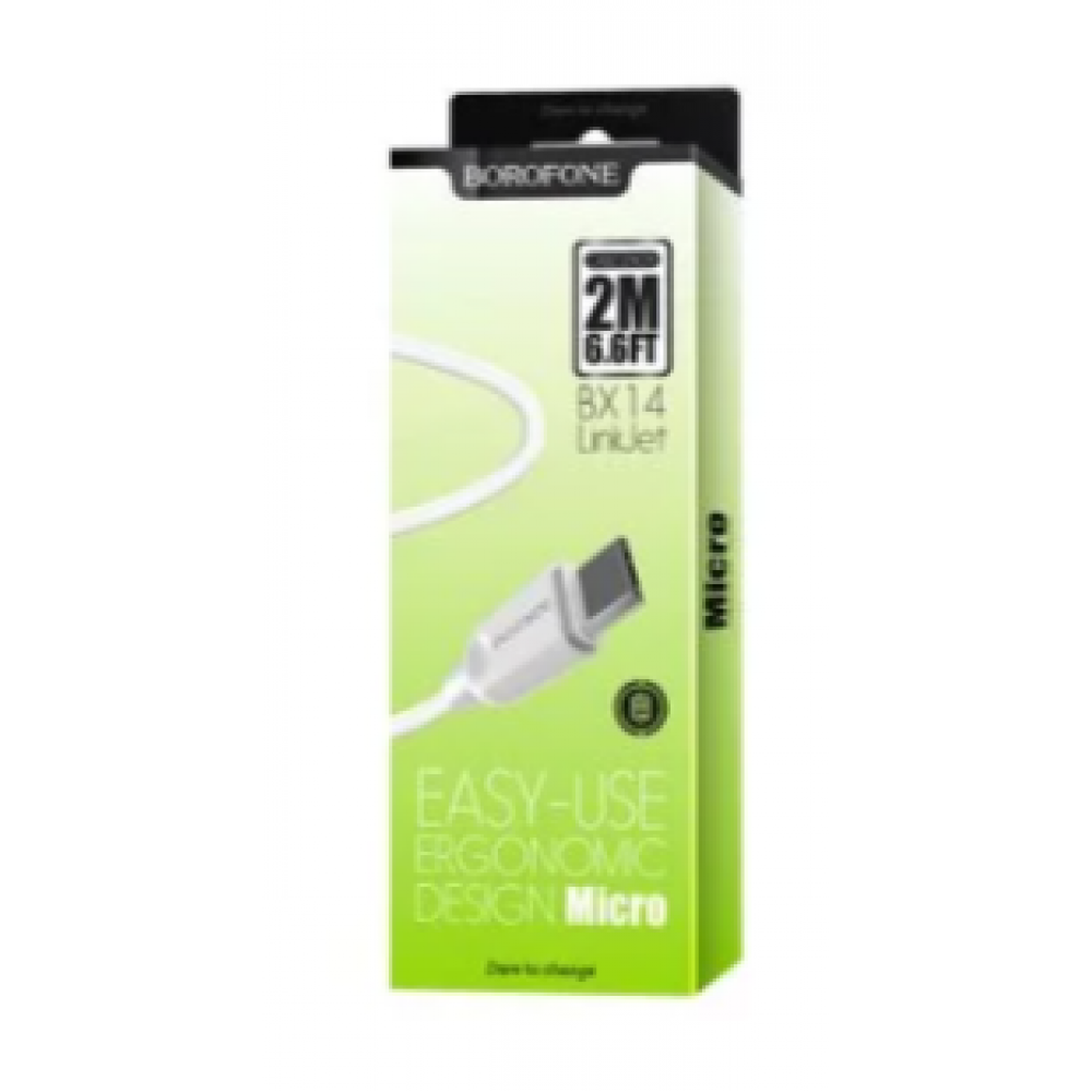 Кабель Borofone BX14 Type-C (2M) Кабель Borofone BX14 Type-C (2M)