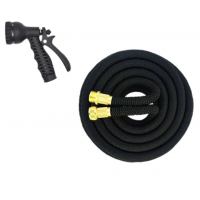 Чудо шланг "Magic Garden Horse"Черный с латунными фитингами, 200 FT 100метров