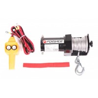 Лебедка автомобильная 0.9т 12V( стальной тросс, диаметр-4,5мм) F-TRH92000