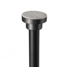 Карниз д/ванной без колец 130-240см графит 10014