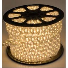Шнур световой LED TYPE 3 чейзинг D-13мм Теплый белый 4,8w
