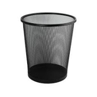 Ведро для мусора офисное круглое черное 12л 42112