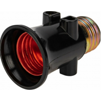 Переходник Е27 / розетка карболитовый 11-8855