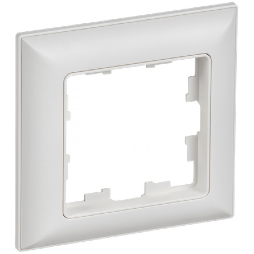 Рамка РУ-1-БрАБ одинарная арк. белый ИЭК Рамка РУ-1-БрАБ одинарная арк. белый ИЭК