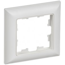 Рамка РУ-1-БрАБ одинарная арк. белый ИЭК Рамка РУ-1-БрАБ одинарная арк. белый ИЭК