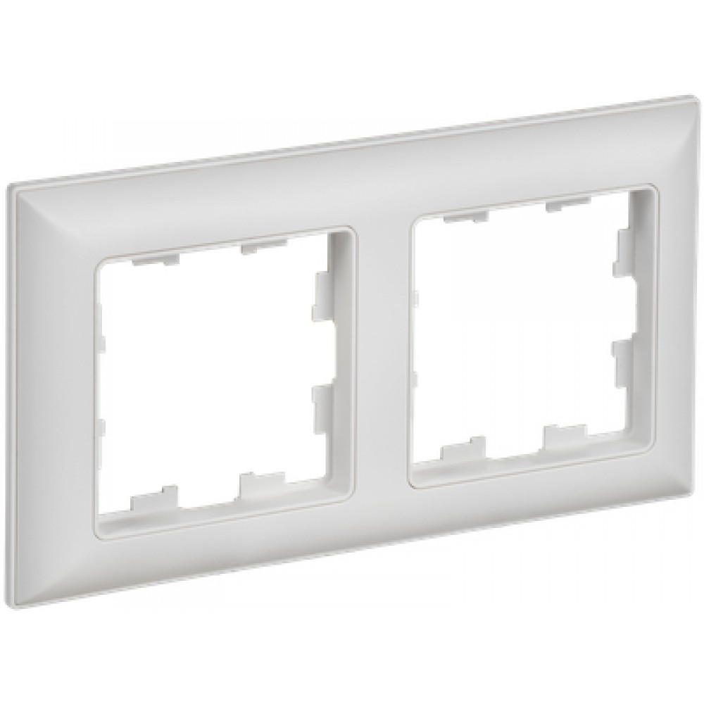 Рамка РУ-2-БрАБ двойная арк.белый ИЭК Рамка РУ-2-БрАБ двойная арк.белый ИЭК