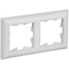 Рамка РУ-2-БрАБ двойная арк.белый ИЭК Рамка РУ-2-БрАБ двойная арк.белый ИЭК