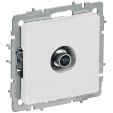 Розетка 1-я TV РТВ11-0-БрАБ арк.белый ИЭК оконечная Розетка 1-я TV РТВ11-0-БрАБ арк.белый ИЭК оконечная