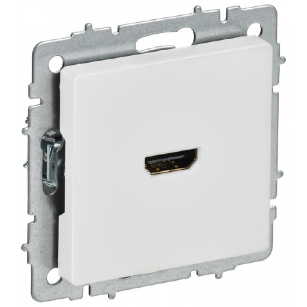 Розетка 1-я HDMI PHDMI-0-БрАБ арк.белый ИЭК