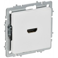 Розетка 1-я HDMI PHDMI-0-БрАБ арк.белый ИЭК