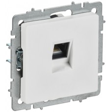 Розетка 1-я RJ45 РК10-БрАБ арк.белый ИЭК Розетка 1-я RJ45 РК10-БрАБ арк.белый ИЭК
