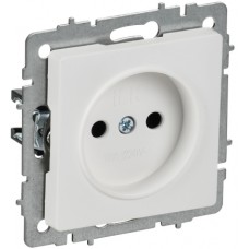 Розетка 1-я б/з РС10-1-0-БрАБ 10А, арк.белый ИЭК Розетка 1-я б/з РС10-1-0-БрАБ 10А, арк.белый ИЭК