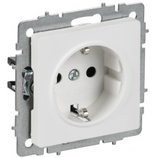 Розетка 1-я с/з РС14-1-0-БрАБ 16А, арк.белый ИЭК Розетка 1-я с/з РС14-1-0-БрАБ 16А, арк.белый ИЭК