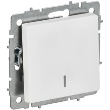 Выключатель 1кл. скрытой установки с инд. ВС10-1-1-БрАБ арк.белый ИЭК Выключатель 1кл. скрытой установки с инд. ВС10-1-1-БрАБ арк.белый ИЭК