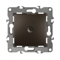 Розетка 1-я TV "звезда"скрытой установки без рамки бронза Эра12 12-3101-13