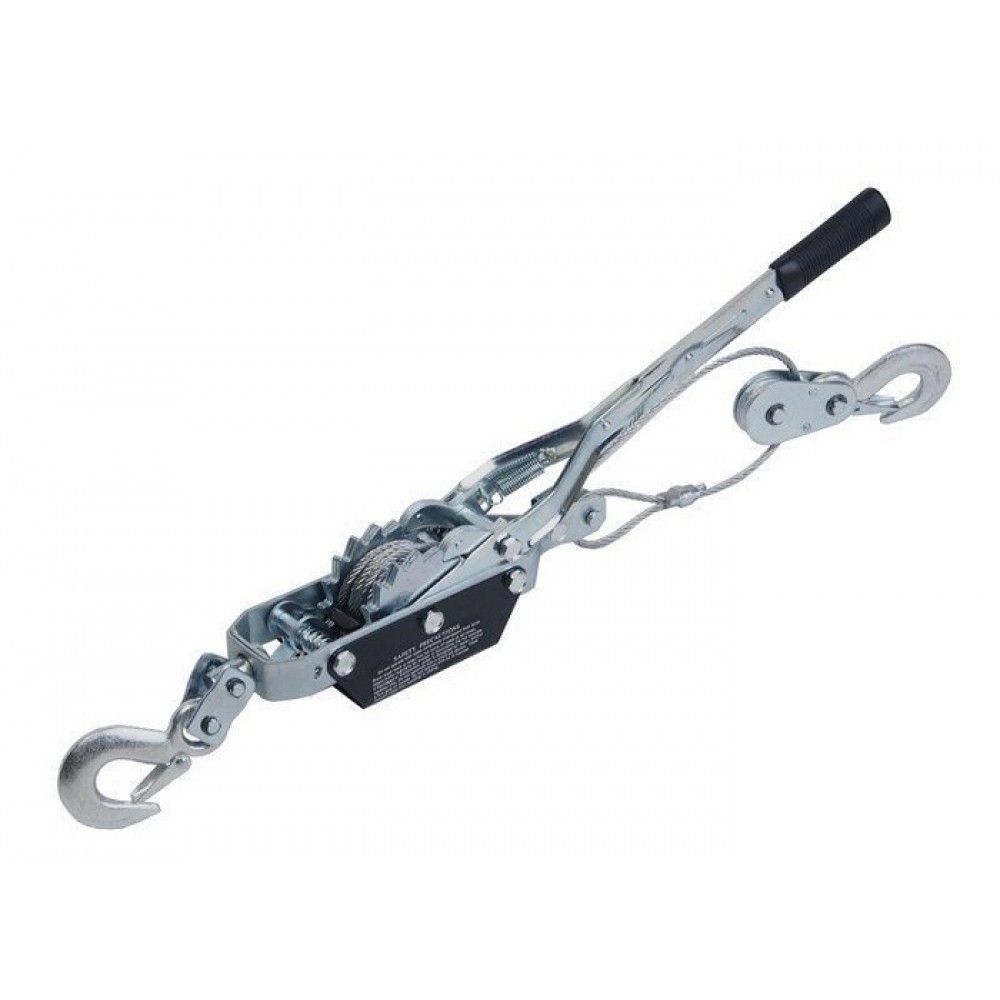 Лебедка с тросом рычажная усиленная 2000кг 64646 Лебедка с тросом рычажная усиленная 2000кг 64646