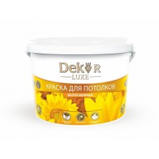 Водоэмаль для потолков DEKOR ВД-АК-216 супербелая  1,1кг 27-023